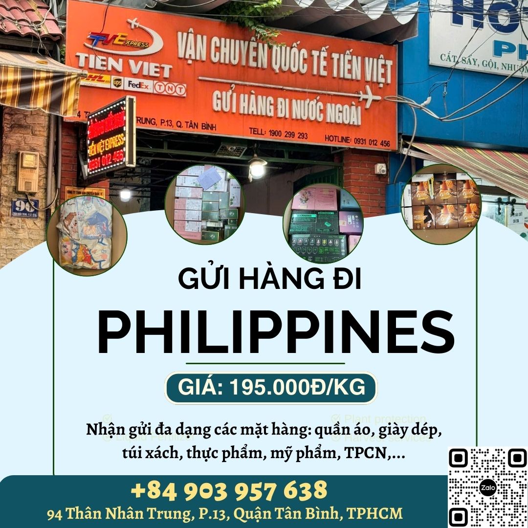Gửi hàng đi Philippines - Tiến Việt Express